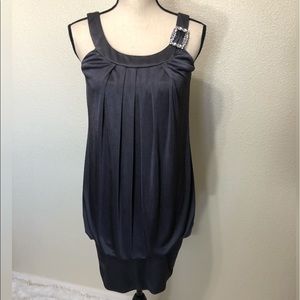 Charcoal Gray Cocktail Dress Size M